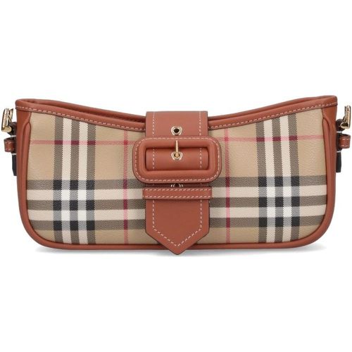 Borsa a spalla "Check" - Burberry - Modalova