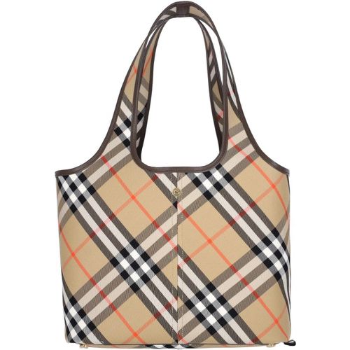 Borsa tote piccola "Check" - Burberry - Modalova