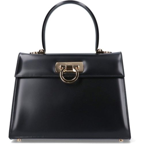 Borsa grande "Iconic Top Handle" - Ferragamo - Modalova