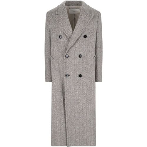 Cappotto maxi doppiopetto - AMI - Modalova