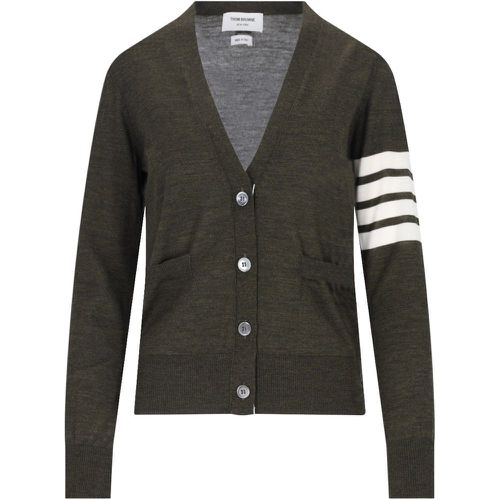 Cardigan scollo a V "4-Bar" - Thom Browne - Modalova