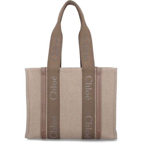 Borsa tote media "Woody" - Chloé - Modalova