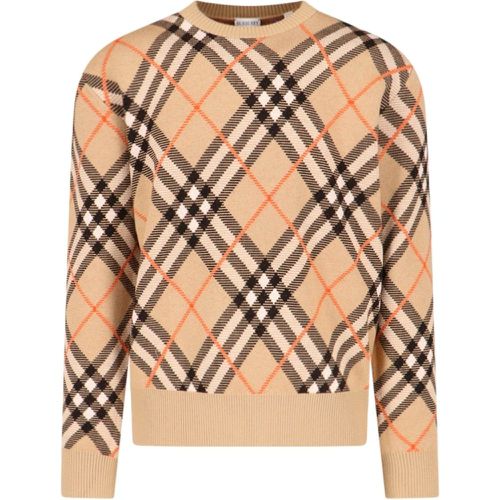 Maglione girocollo "Check" - Burberry - Modalova