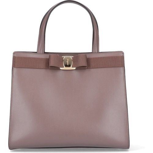 Borsa tote con fiocco "Vara" - Ferragamo - Modalova