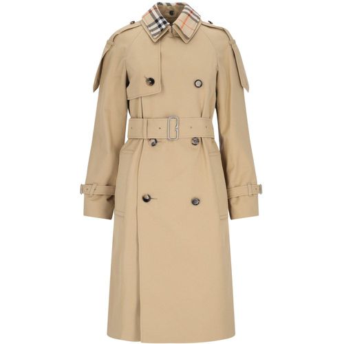 Trench lungo doppiopetto - Burberry - Modalova