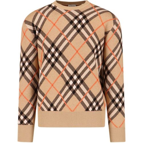 Maglione girocollo "Check" - Burberry - Modalova