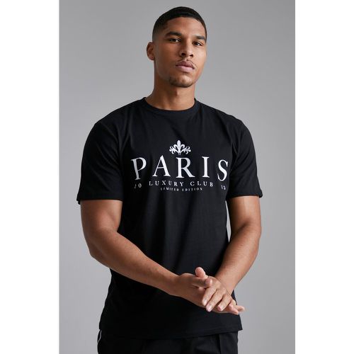 T-shirt Tall con stampa Paris City - boohoo - Modalova