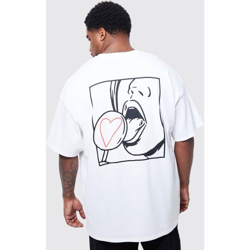 Camiseta Plus Con Estampado Gráfico Valentine - boohoo - Modalova