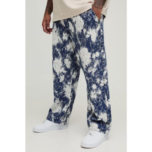 Pantalón Plus Holgado Con Estampado De Tapiz - boohoo - Modalova