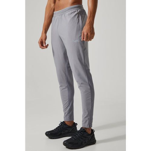 Pantaloni tuta Man Active per alta performance con zip e tasche - boohoo - Modalova