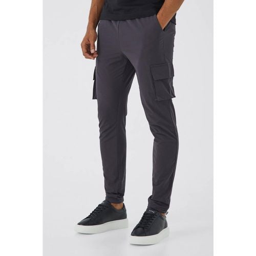 Pantaloni Cargo leggeri in Stretch Skinny Fit elasticizzati - boohoo - Modalova