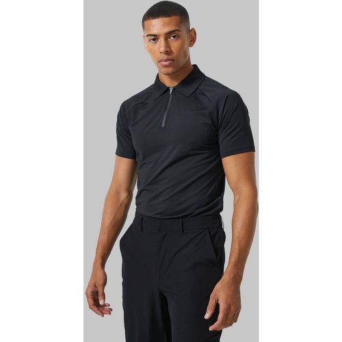 Polo Man Active De Golf, Negro - boohoo - Modalova