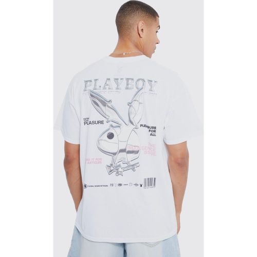 T-shirt oversize ufficiale di Playboy - boohoo - Modalova