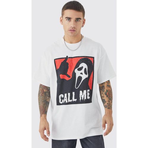 Camiseta Oversize Con Estampado De Scream - boohoo - Modalova