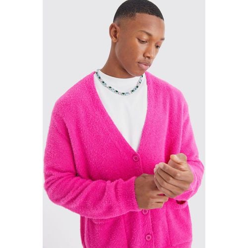 Cardigan squadrato in maglia morbida - boohoo - Modalova