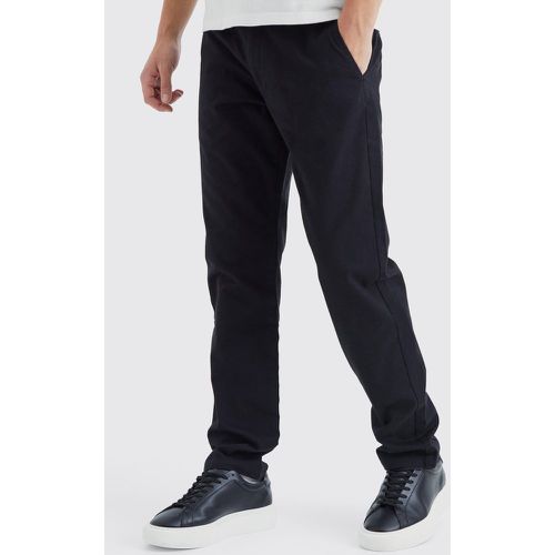 Pantalón Chino Ajustado Con Cintura Fija - boohoo - Modalova