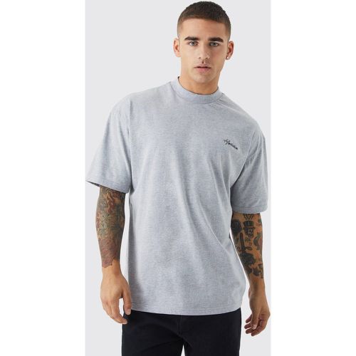 Camiseta Oversize Con Bordado Homme - boohoo - Modalova