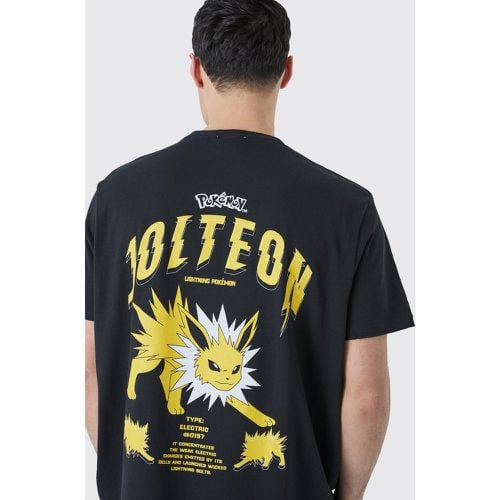 Camiseta Oversize Con Estampado De Pokemon Jolteon - boohoo - Modalova