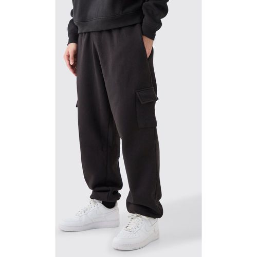 Pantaloni tuta Cargo oversize, Nero - boohoo - Modalova