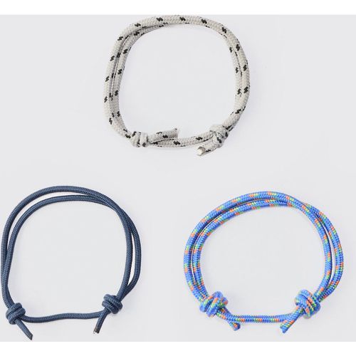 Pack Rope Adjustable Bracelets In - boohoo - Modalova