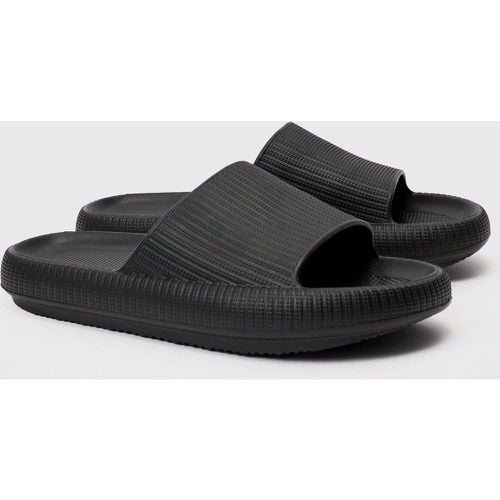 Sandalias Negras Texturizadas - boohoo - Modalova