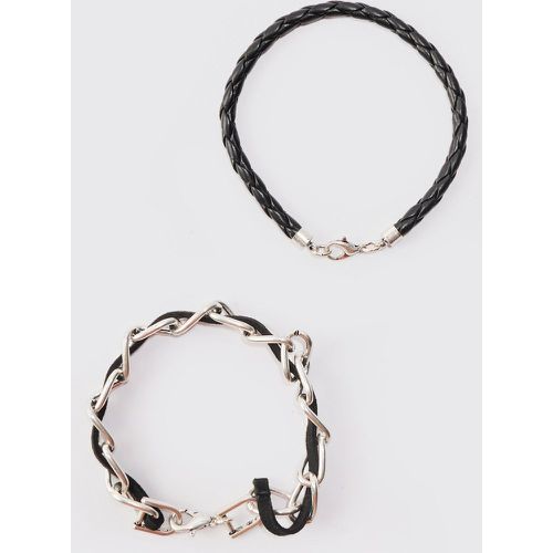 Pack Rope And Chain Bracelets - boohoo - Modalova