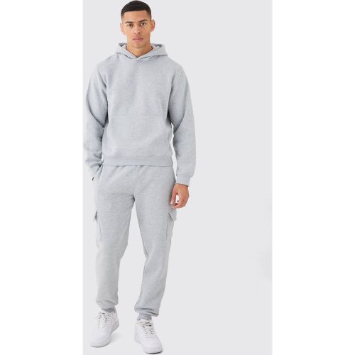 Tuta sportiva Cargo squadrata con cappuccio - boohoo - Modalova