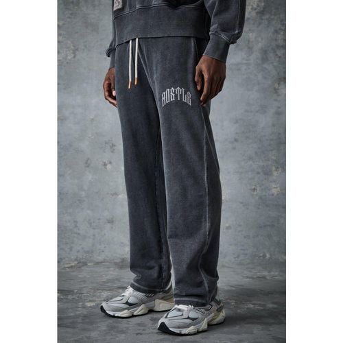 Pantalón Deportivo Man Active Holgado Con Lavado A La Piedra - boohoo - Modalova