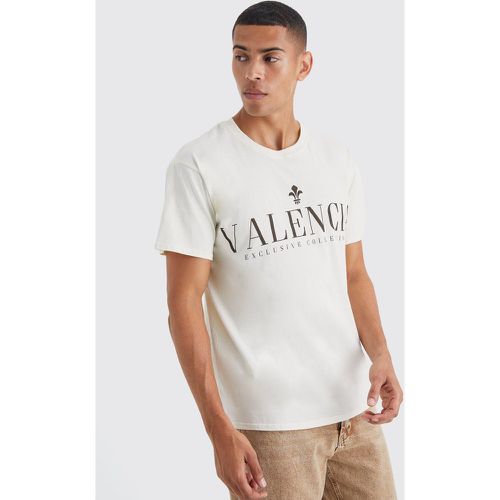 Camiseta Oversize Con Estampado De Valencia - boohoo - Modalova
