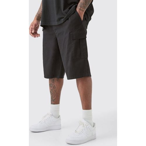 Pantalón Corto Plus Cargo Holgado Con Cintura Elástica - boohoo - Modalova