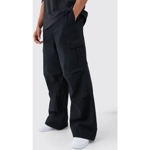 Extreme Baggy Fit Cargo Trousers In Black - boohoo - Modalova