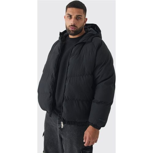 Cappotto piumino Plus Size Man Regular Fit con cappuccio - boohoo - Modalova