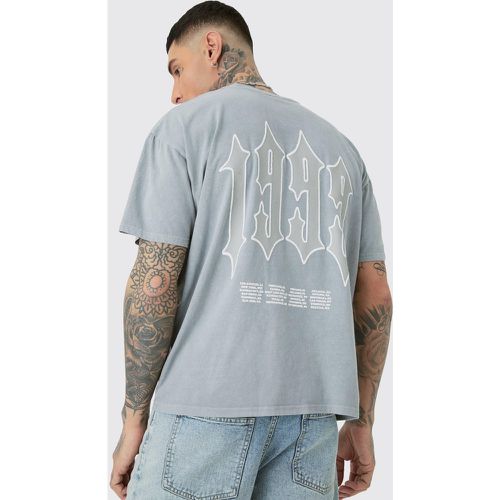 Tall 1999 Graphic T-Shirt In Grey - boohoo - Modalova