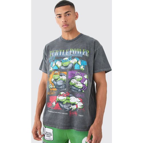 Oversized Ninja Turtles Wash License T-shirt - boohoo - Modalova