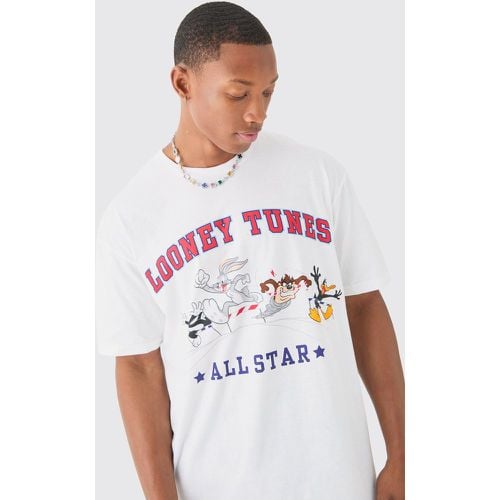 T-shirt oversize ufficiale dei Looney Tunes con All Stars - boohoo - Modalova