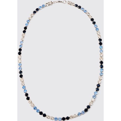 Iced Necklace In Blue, Azul - boohoo - Modalova