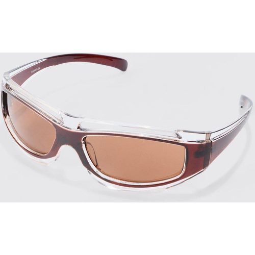 Double Frame Detail Sunglasses In - boohoo - Modalova