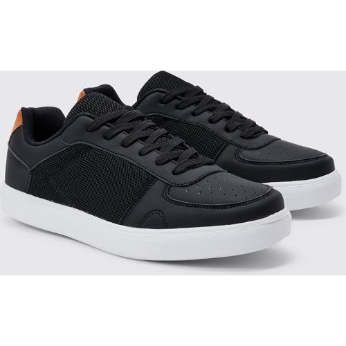 Zapatillas Deportivas Con Panel De Cuero Sintético - boohoo - Modalova