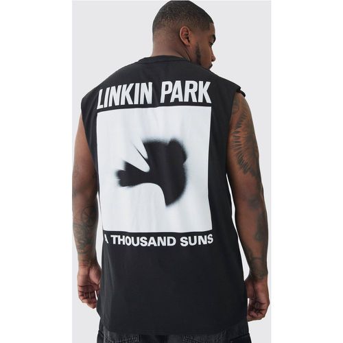 Camiseta Sin Mangas Plus Con Estampado De Linkin Park - boohoo - Modalova