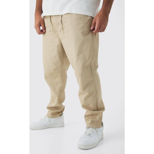 Pantalón Plus Chino Ajustado Con Cordón Elástico - boohoo - Modalova