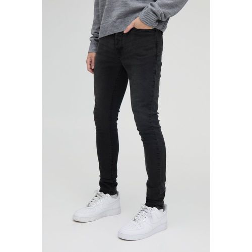 Jeans Super Skinny Fit in Stretch antracite - boohoo - Modalova