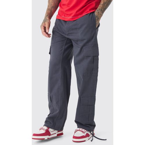 Pantalón Tall Cargo Holgado Con Refuerzos - boohoo - Modalova