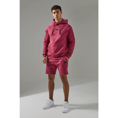 Tuta sportiva Man Active con cappuccio & pantaloncini - boohoo - Modalova