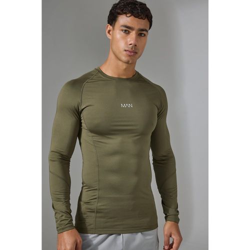 T-shirt a maniche lunghe Man Active Base Layer - boohoo - Modalova