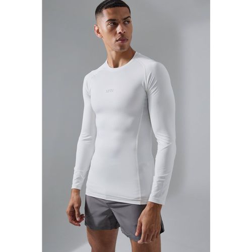 T-shirt a maniche lunghe Man Active Base Layer - boohoo - Modalova