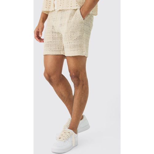 Bermudas De Croché Con Cintura Elástica - boohoo - Modalova