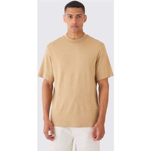 Camiseta Premium Súper Gruesa Con Cuello Extendido - boohoo - Modalova