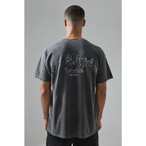 T-shirt oversize Man Active in lavaggio La Lift Club - boohoo - Modalova