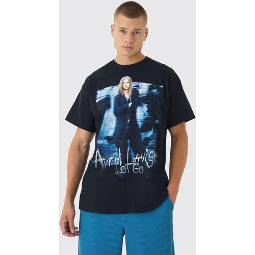 T-shirt oversize ufficiale con stampa Avril Lavigne - boohoo - Modalova