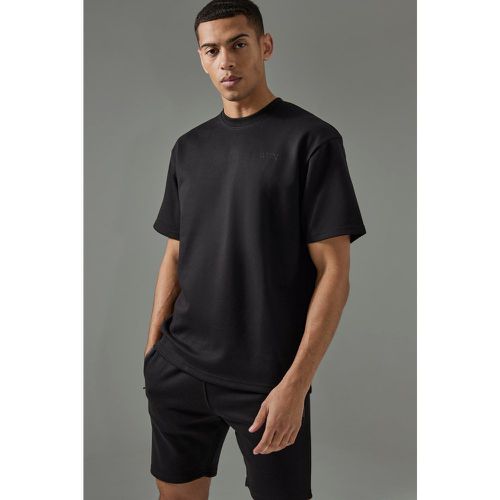 Camiseta Oversize Man Active Pro De Forro Polar - boohoo - Modalova